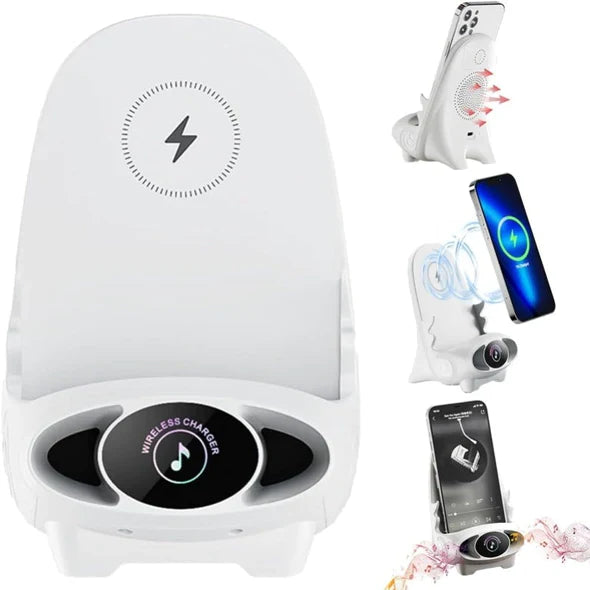 Lisslune | Multifunctional Mini Chair Wireless Quick Charge Phone Holder