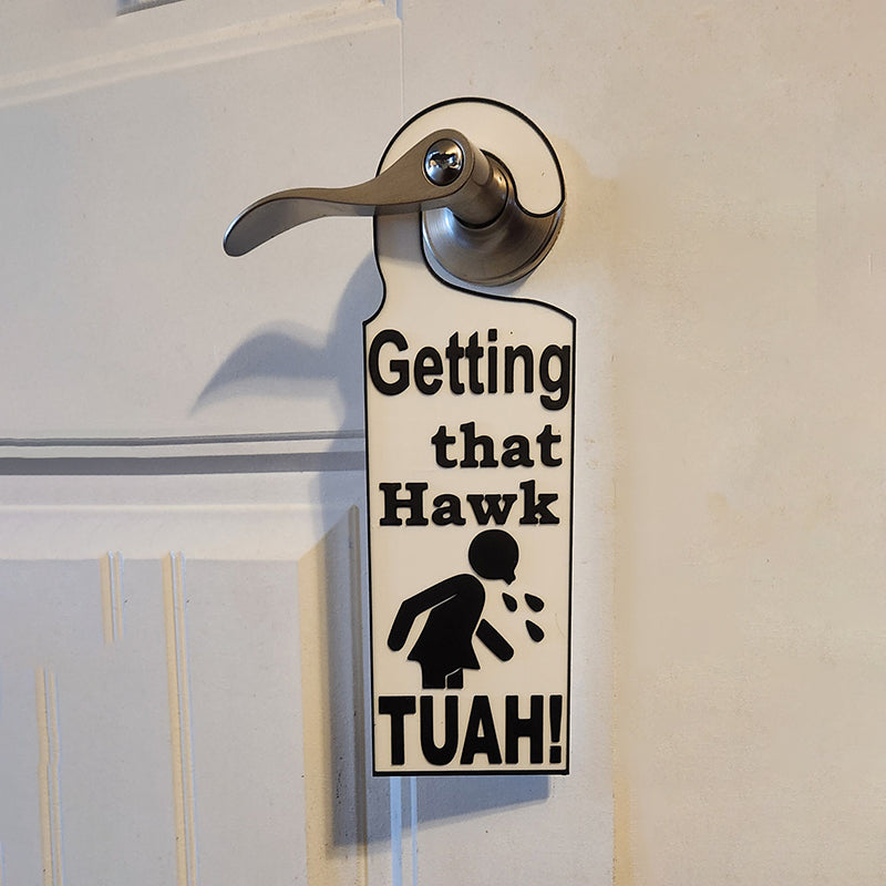 Lisslune | Hawk Tuah Door Sign