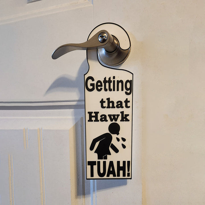 Lisslune | Hawk Tuah Door Sign