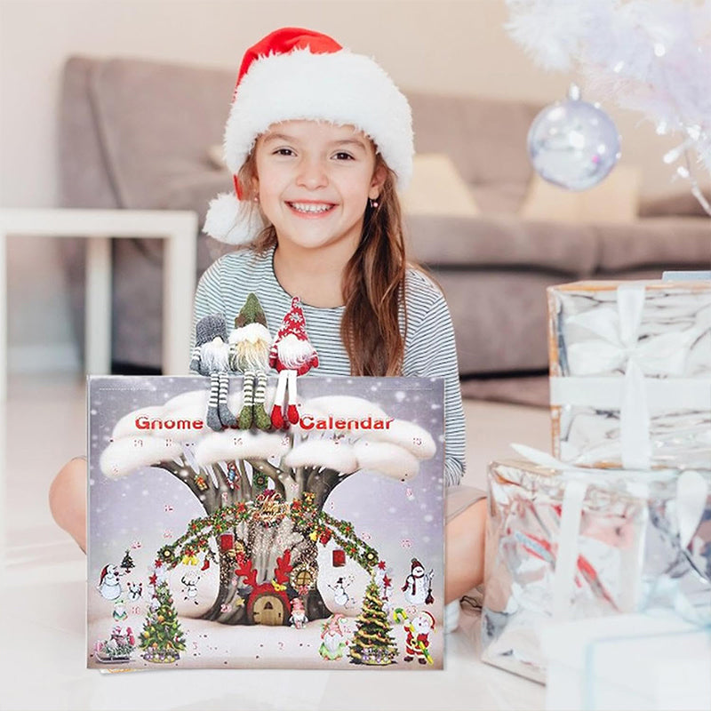 Lisslune | WichtelMagic - 24 Handcrafted Plush Gnomes for Festive Atmosphere