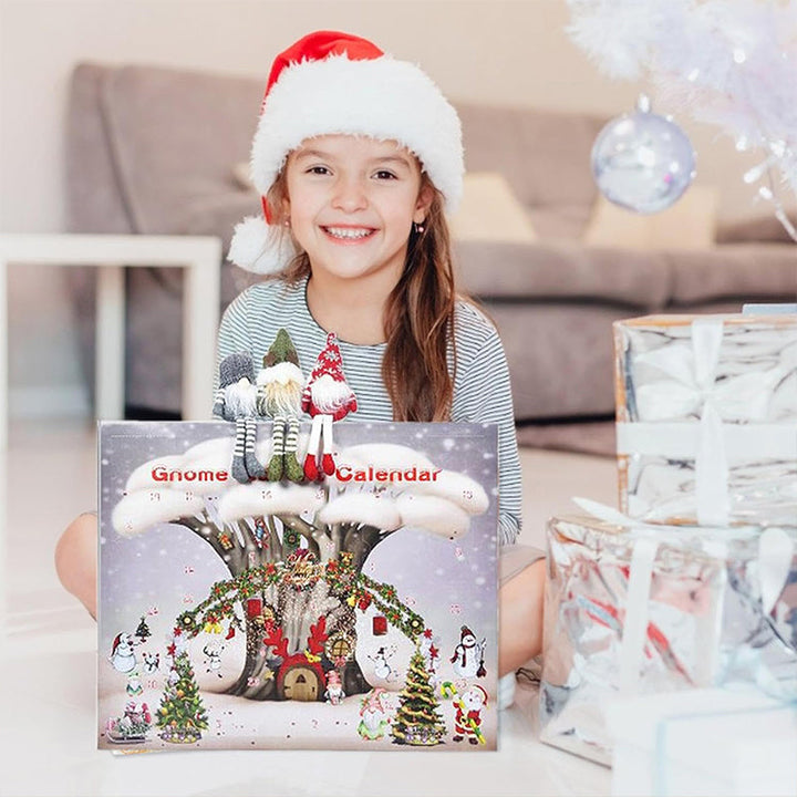 Lisslune | WichtelMagic - 24 Handcrafted Plush Gnomes for Festive Atmosphere