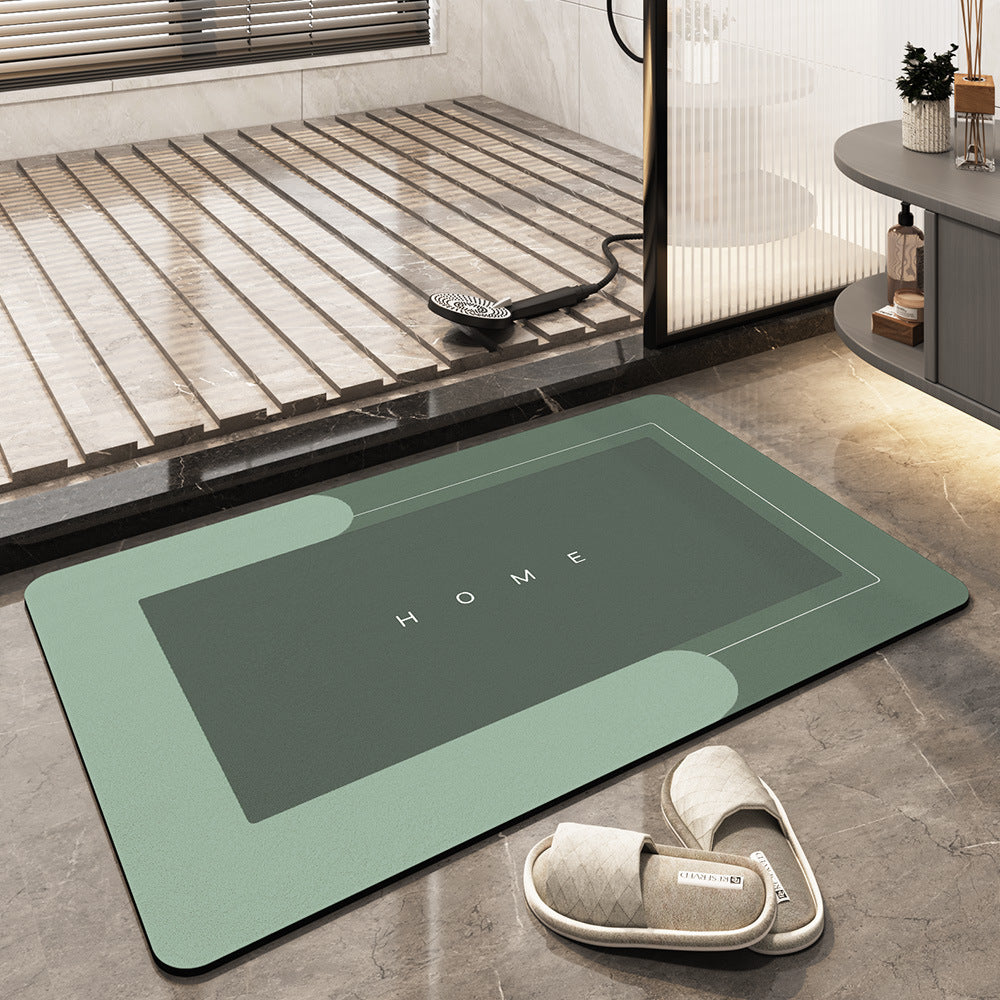 Lisslune | Absorbent Microfiber Bath Mat | Quick-Dry Soft Bathroom Rug for Shower & Bath Use