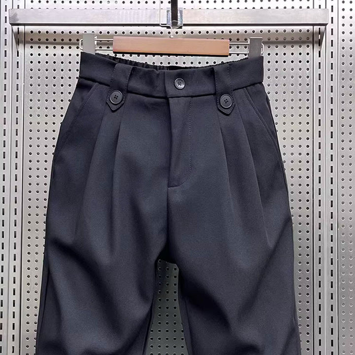 Lisslune | Finn Casual Wide Men's Harem Suit Trousers