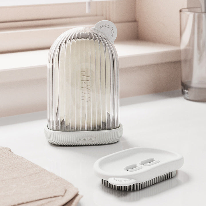 Lisslune | Multi-functional soap box with bath brush