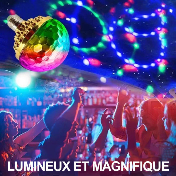 Lisslune | LED Disco Ball Colorful Rotating Light Bulb
