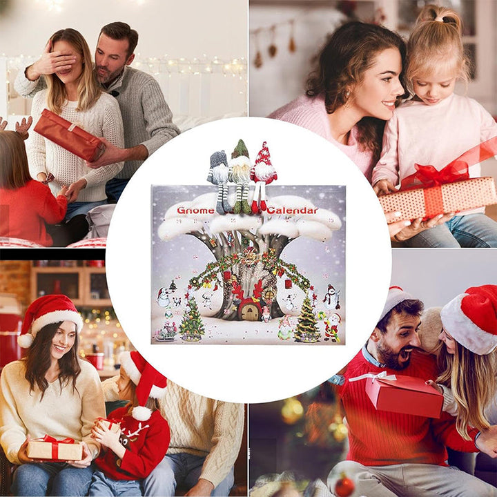Lisslune | WichtelMagic - 24 Handcrafted Plush Gnomes for Festive Atmosphere