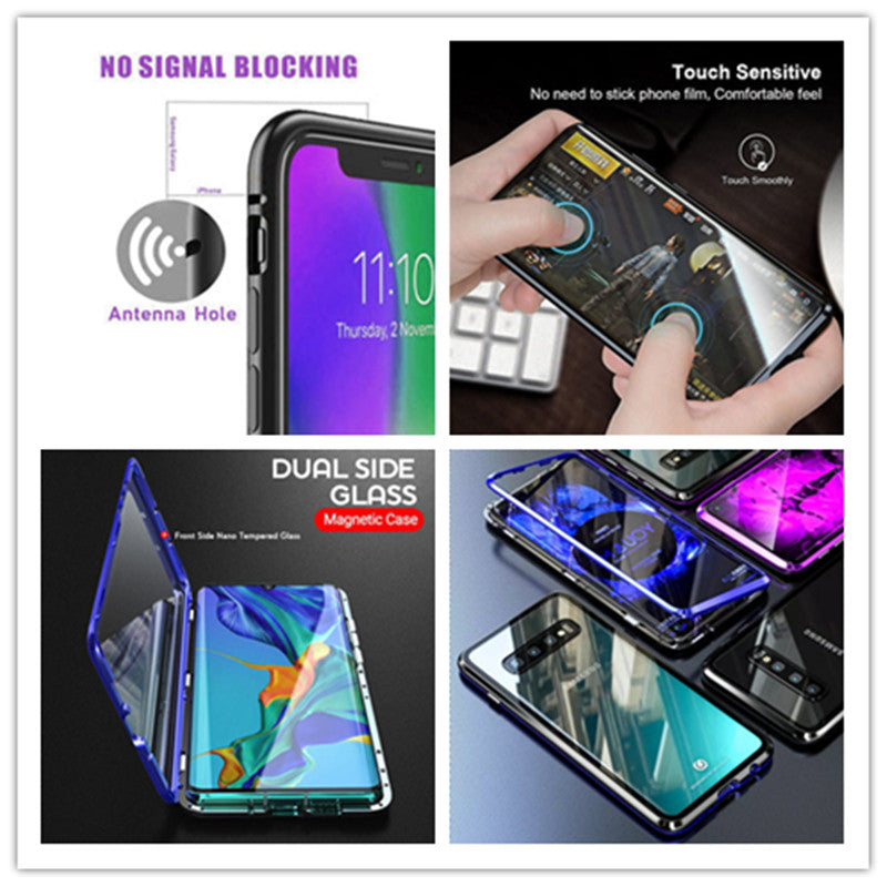 Lisslune | MAGNETIC DOUBLE-SIDED GLASS PHONE CASE