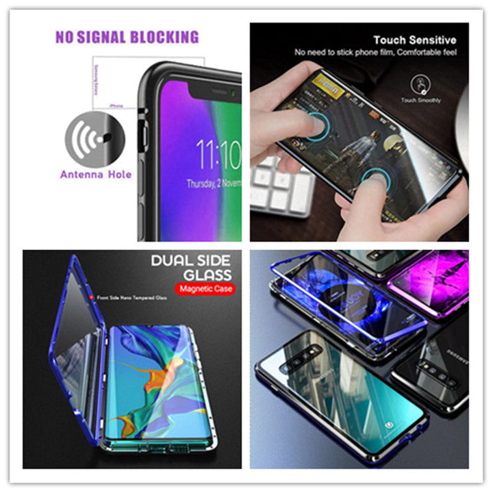 Lisslune | MAGNETIC DOUBLE-SIDED GLASS PHONE CASE