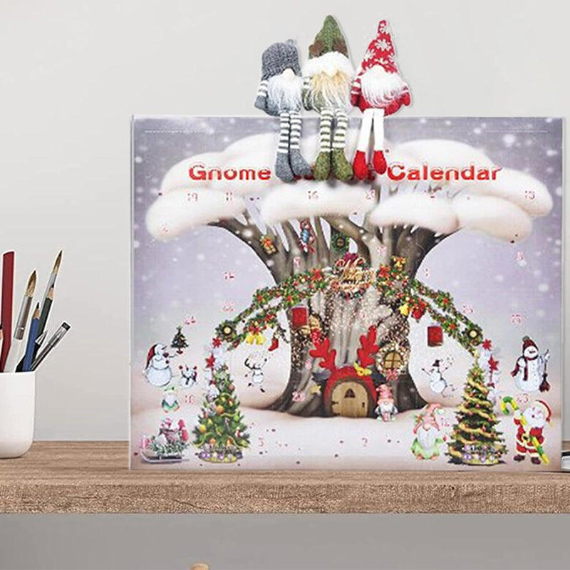 Lisslune | WichtelMagic - 24 Handcrafted Plush Gnomes for Festive Atmosphere