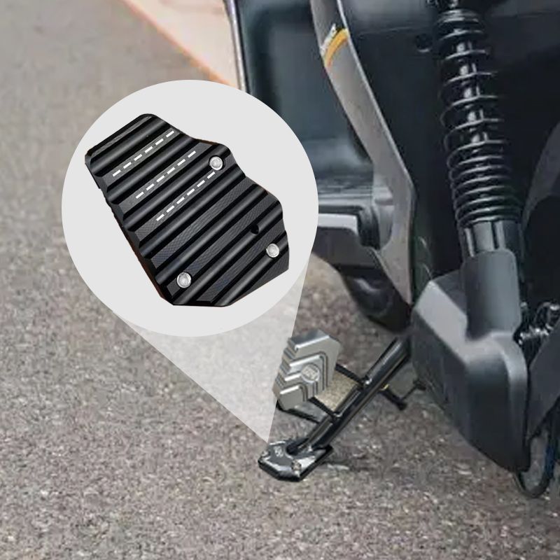 Lisslune | Motorcycle kickstand foot side stand extension pad