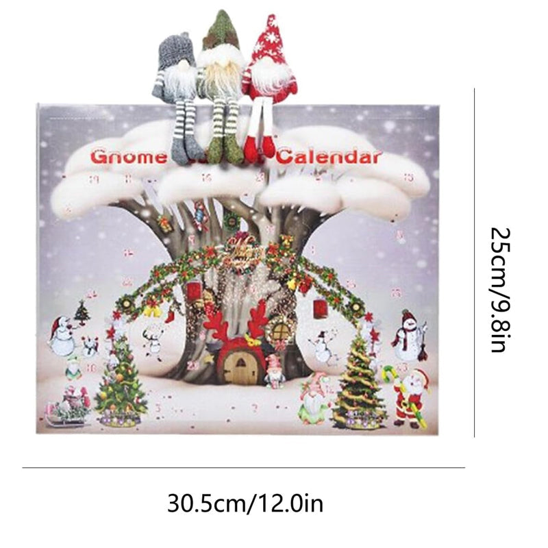 Lisslune | WichtelMagic - 24 Handcrafted Plush Gnomes for Festive Atmosphere