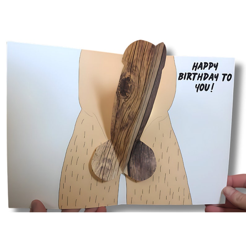 Lisslune | Funny Pop Up Tail Birthday Card Gift