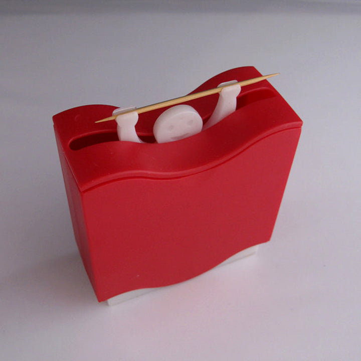 Lisslune | Smiling Strongman Weightlifter Toothpick Box