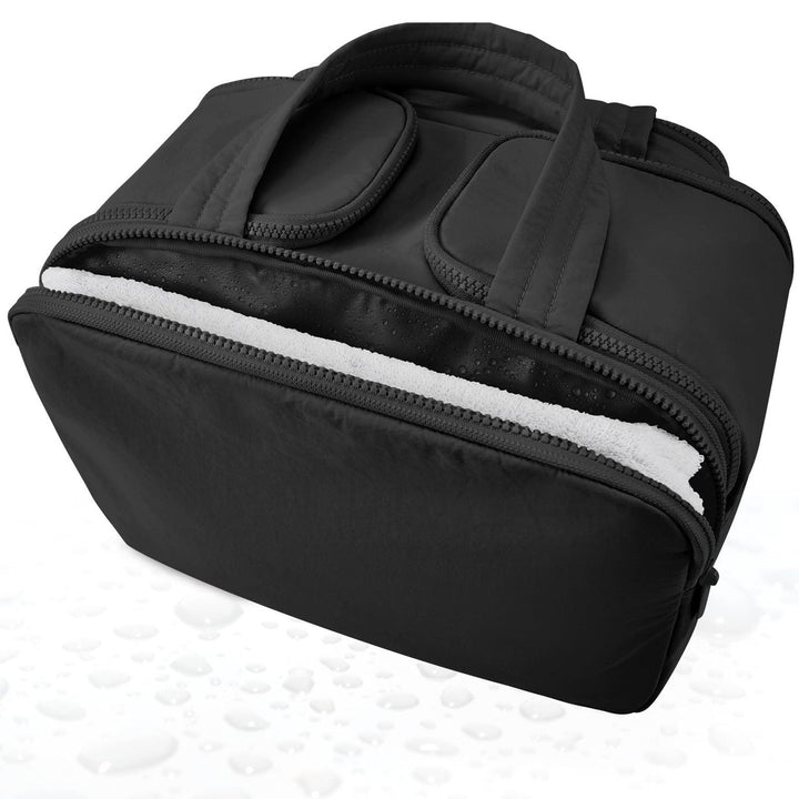 Lisslune | Large wide-open travel makeup bag