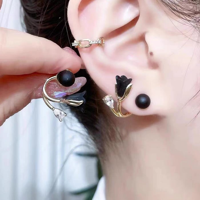 Lisslune | Tulip Flowers Versatile Earrings