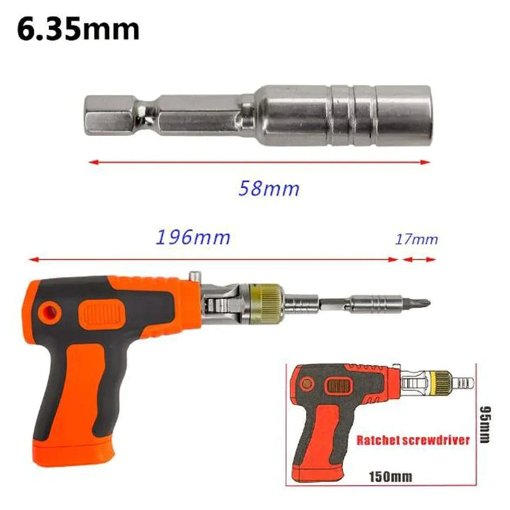 Lisslune | Magnetic Ratchet Screwdriver Set