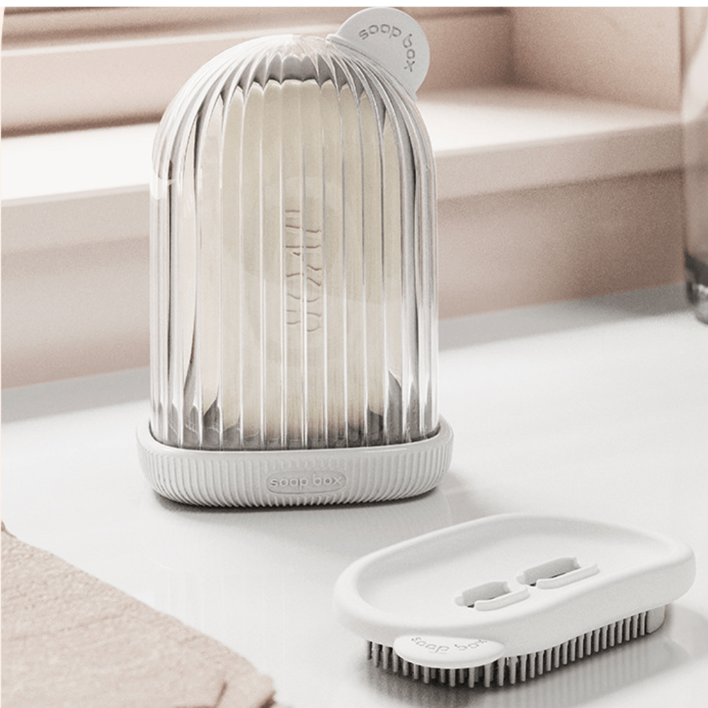 Lisslune | Multi-functional soap box with bath brush