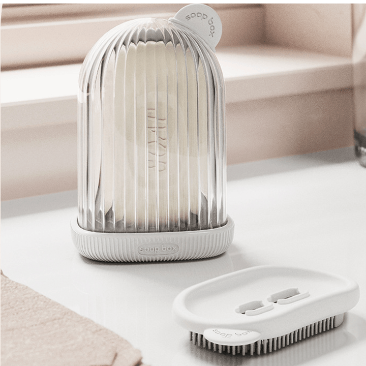 Lisslune | Multi-functional soap box with bath brush