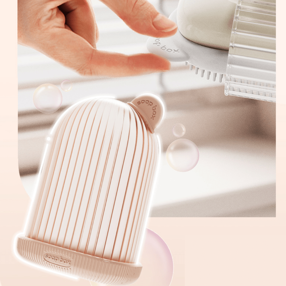 Lisslune | Multi-functional soap box with bath brush
