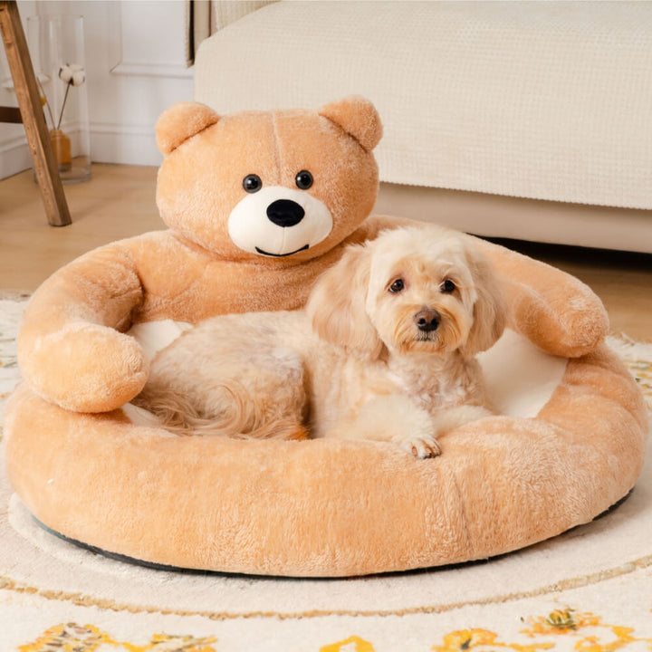 Lisslune | Cute detachable cuddly bear cat bed
