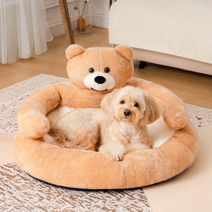 Lisslune | Cute detachable cuddly bear cat bed