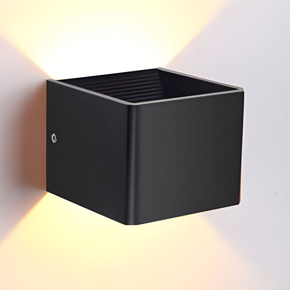 Lisslune | Laurion – Modern Cube Wall Lamp | LED Ambient Lighting for Living Room & Bedroom