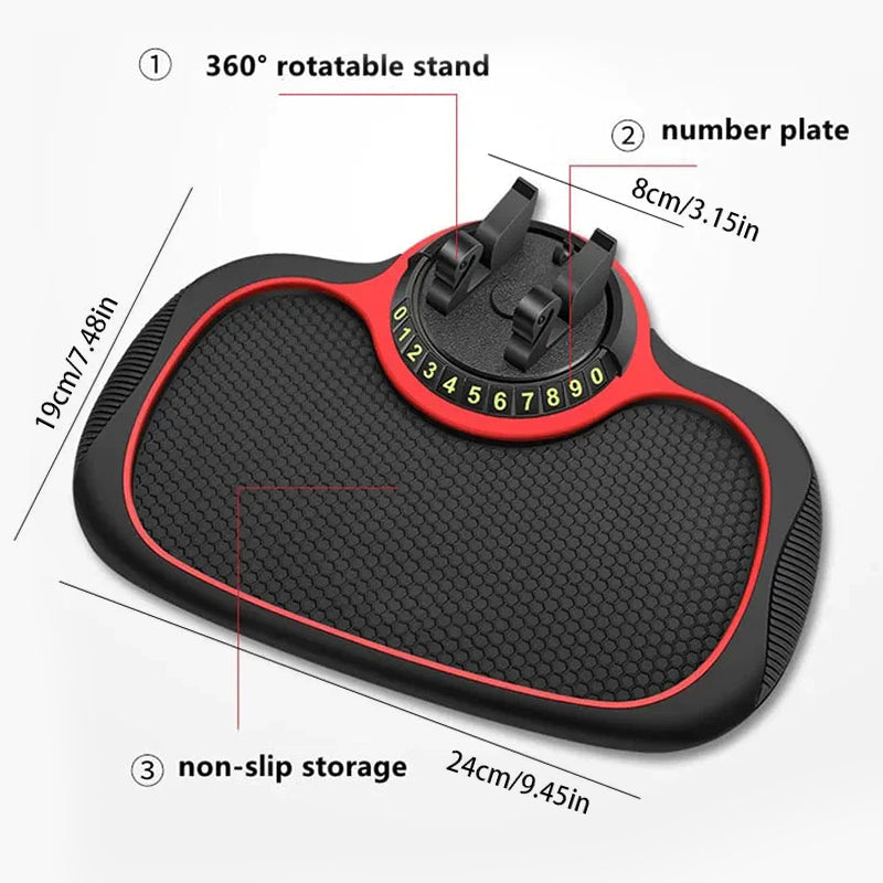 Lisslune | Multifunctional Car Anti-Slip Mat Car Phone Holder