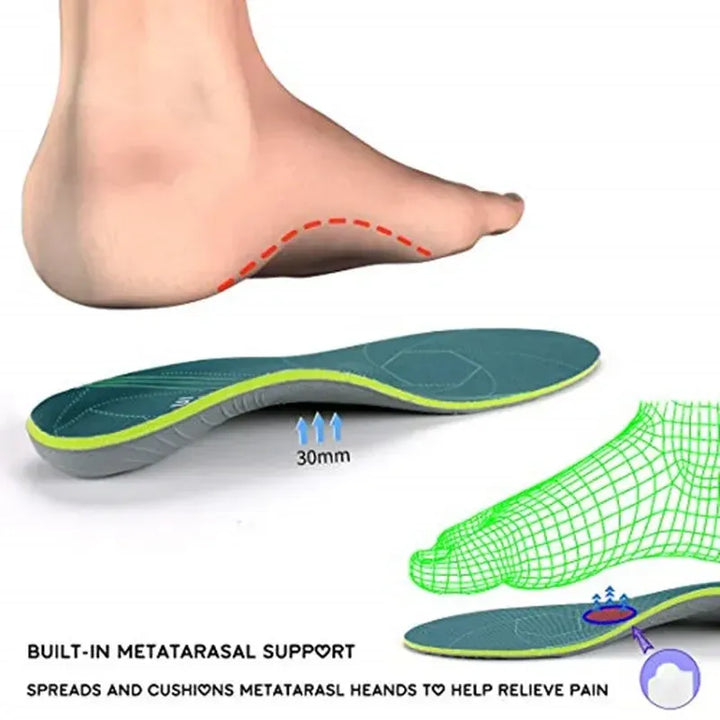 Lisslune | Running Plantar Fasciitis Arch Support Orthotic Insoles