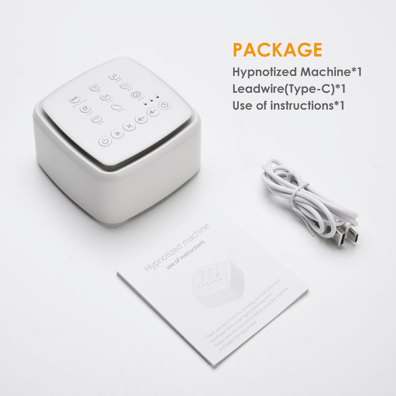 Lisslune | Portable White and Green Noise Sound Machine Sleep Machine