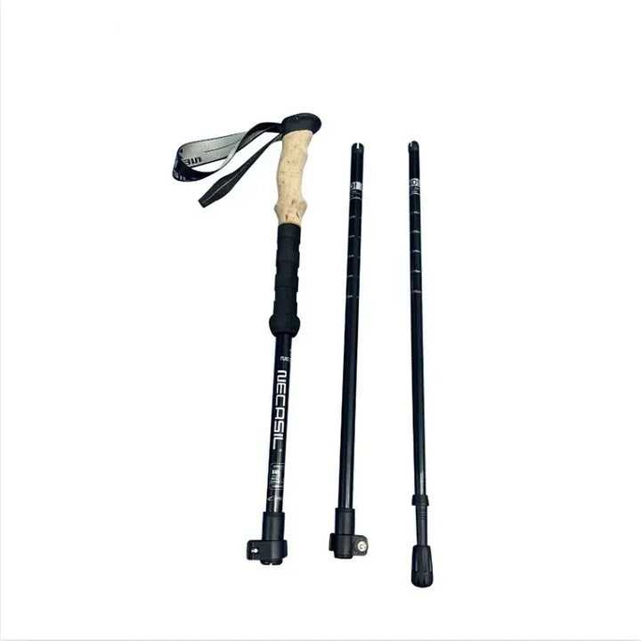 Lisslune | Collapsible Folding Nordic Walking Tracking Poles Top Rated for Hiking Sticks