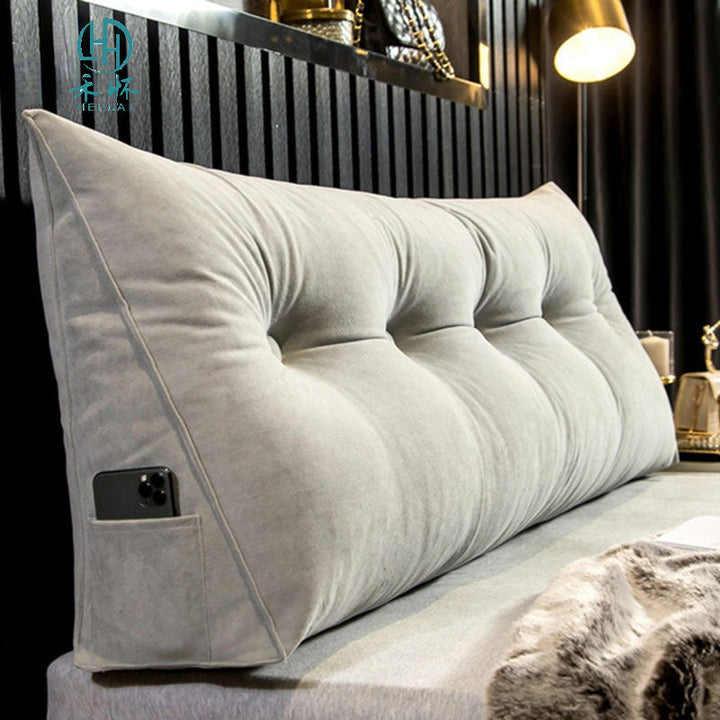 Lisslune | Wedge Triangular Pillow Wedge for Headboard Bed Cushion