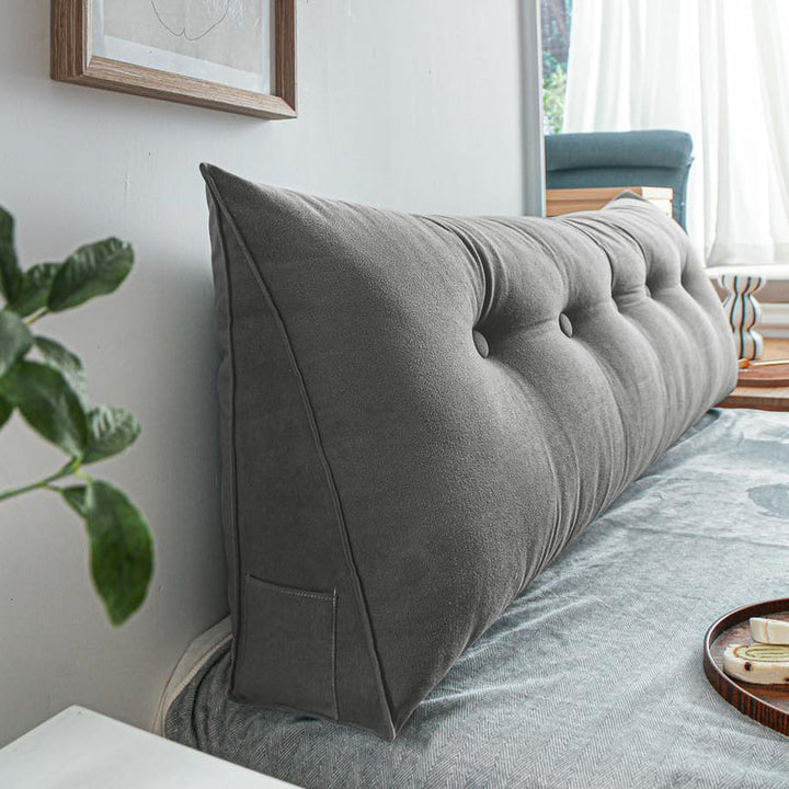 Lisslune | Wedge Triangular Pillow Wedge for Headboard Bed Cushion