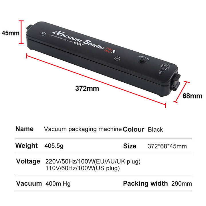 Lisslune | Vacuum Packaging Pack Sealer Machine for Food