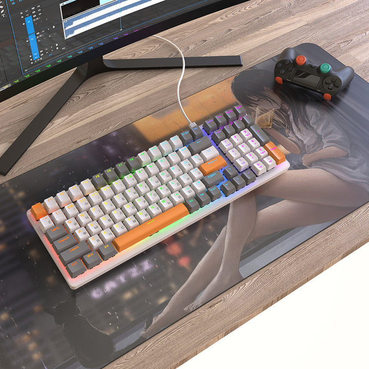 Lisslune | Mechanical Keyboard Gaming Russian Keyboard Retro Keycap