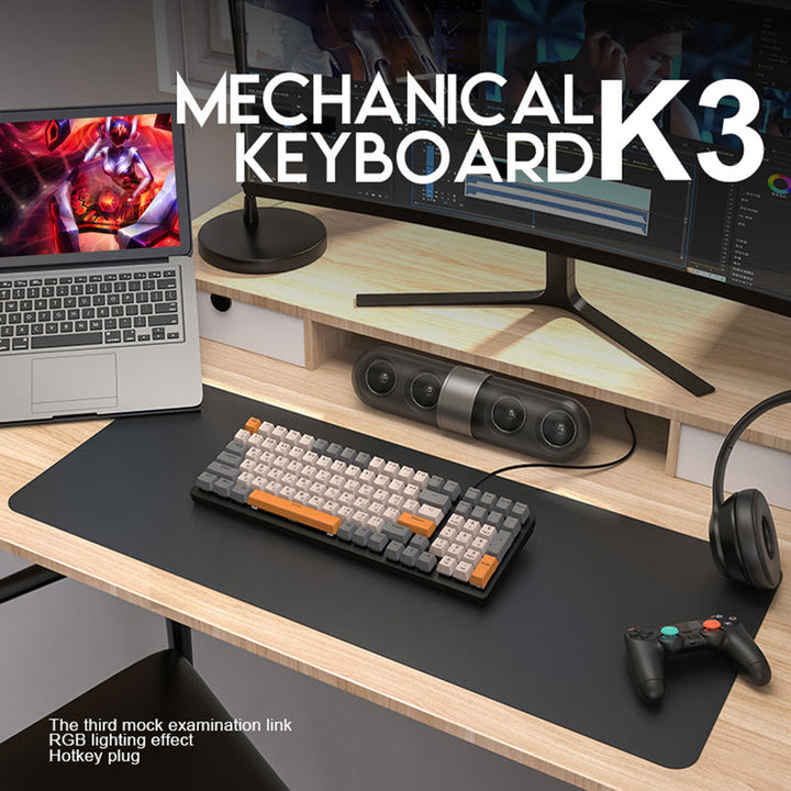 Lisslune | Mechanical Keyboard Gaming Russian Keyboard Retro Keycap