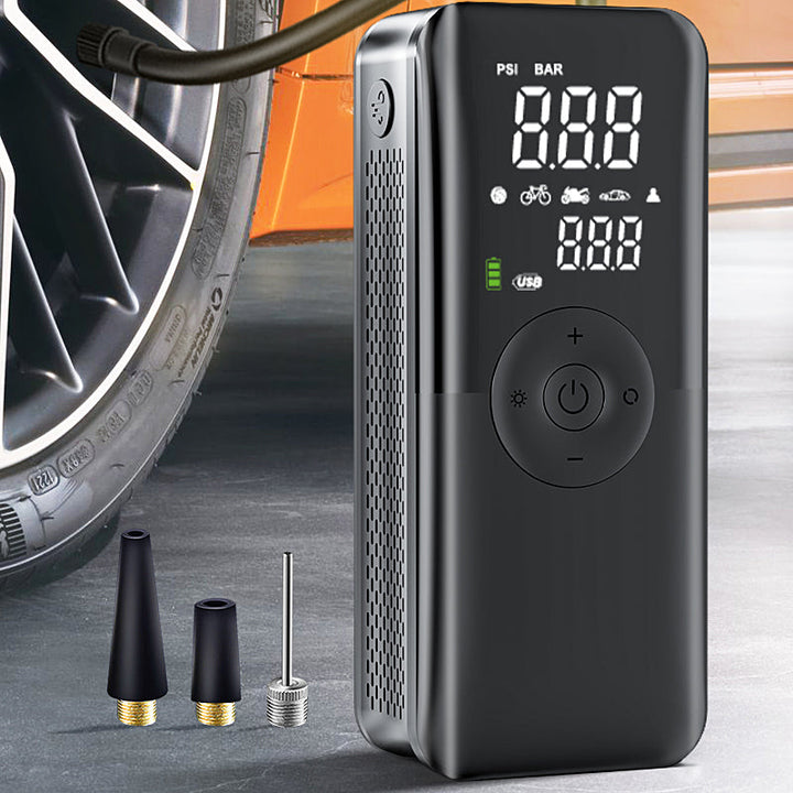 Lisslune | Rechargeable Tyre Inflator Cordless Battery Powered Pump