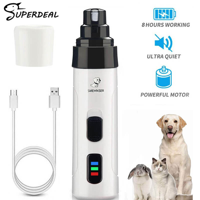 Lisslune | Electric Dog Claw Nail Trimmer Grinder Clipper for Dogs and Cats