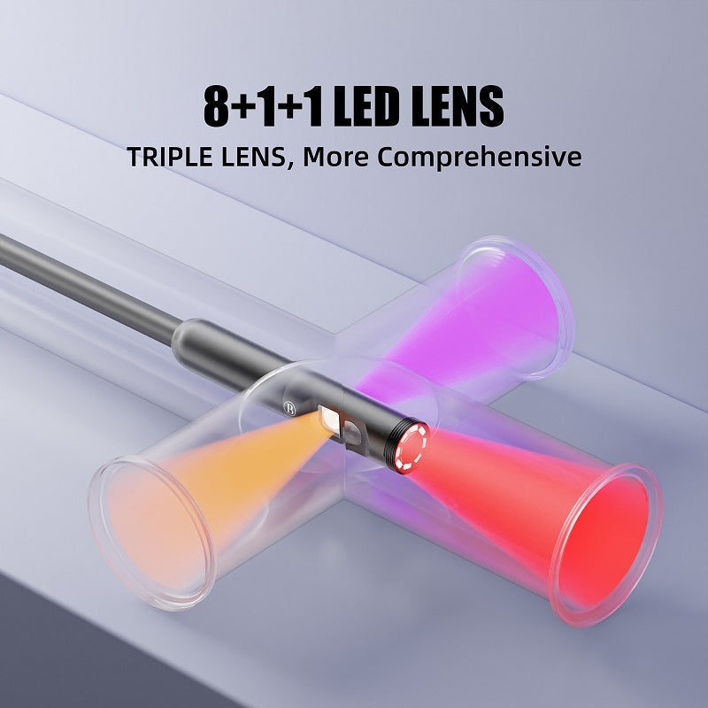 Lisslune | Borescope Endoscope Inspection Camera for Car Overhaul and Leak Detection Examination