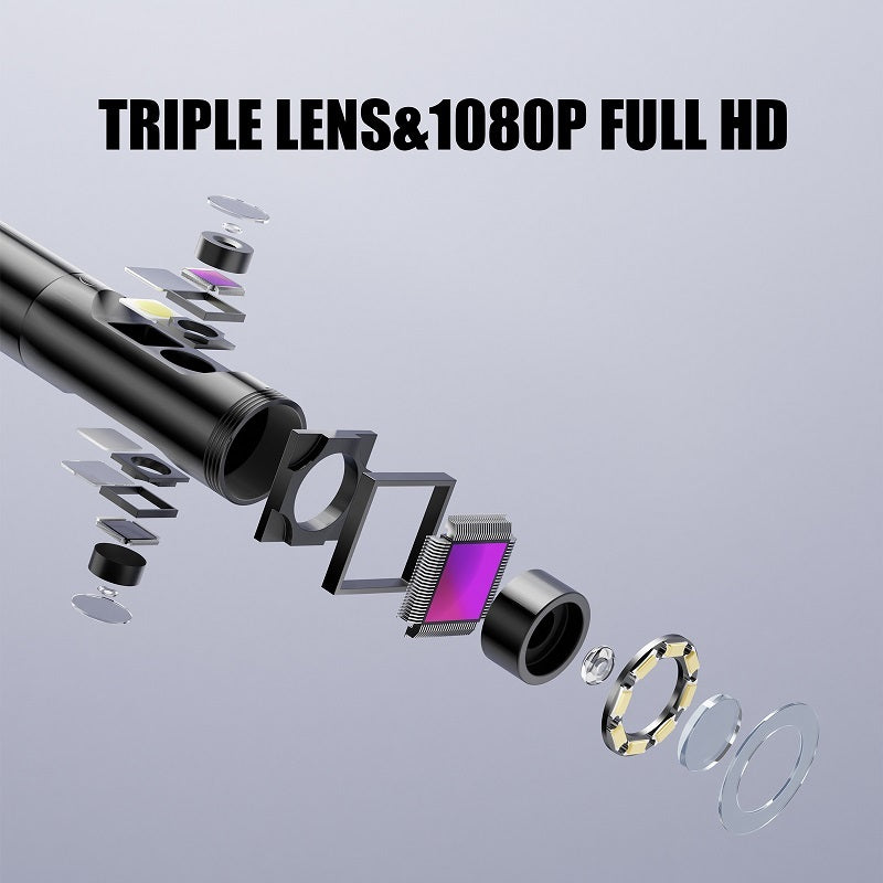 Lisslune | Borescope Endoscope Inspection Camera for Car Overhaul and Leak Detection Examination