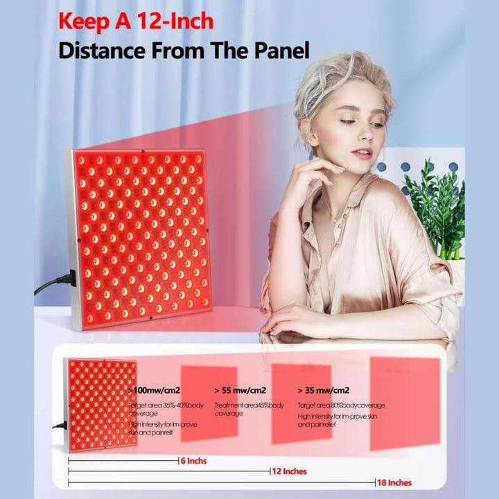 Lisslune | Infrared Red Light Photherapy Therapy Lamp Machine for Psoriasis and Rosacea