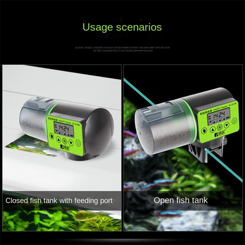 Lisslune | Automatic Fish Food Feeder for Aquarium Tanks