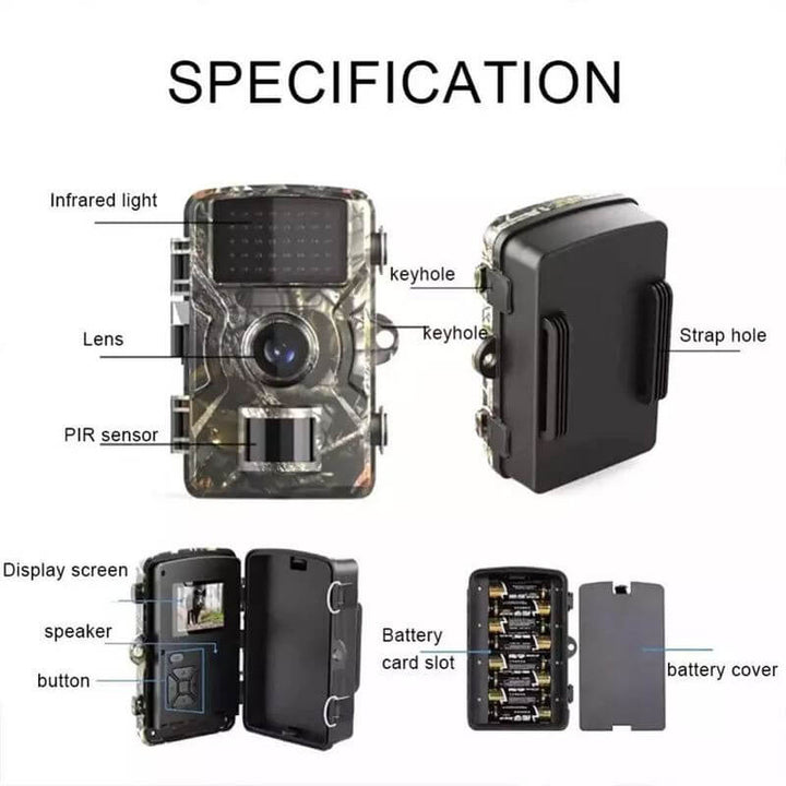 Lisslune | 2x Night Vision Outdoor Wildlife Animal Cam Camera