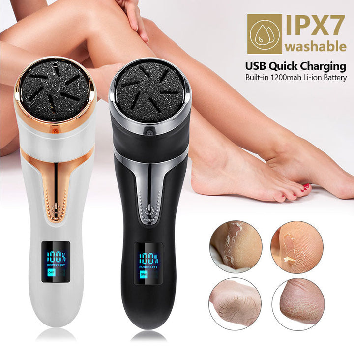 Lisslune | Electric Callus Remover Foot Corns Dead Skin Treatment Rechargeable Scraper Plumice Peel for Soft Toes