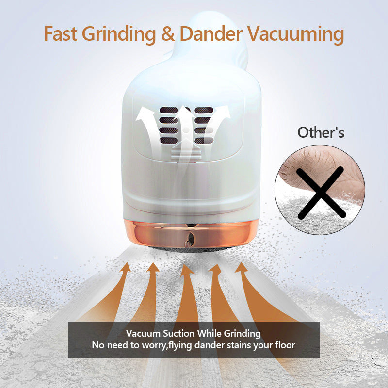 Lisslune | Electric Callus Remover Foot Corns Dead Skin Treatment Rechargeable Scraper Plumice Peel for Soft Toes
