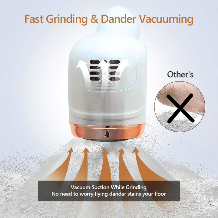 Lisslune | Electric Callus Remover Foot Corns Dead Skin Treatment Rechargeable Scraper Plumice Peel for Soft Toes