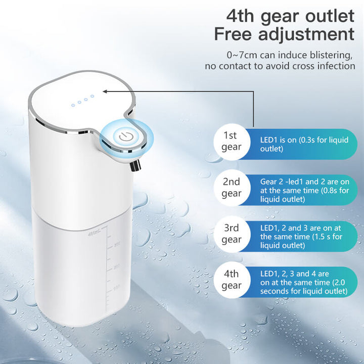 Lisslune | Auto Hand Soap Dispenser Wall Mounted Touchless Hand Wash