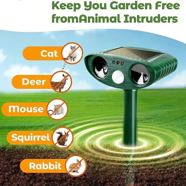 Lisslune | Ultrasonic Fox Sonic Cats Deterrent Repellent Squirrel Birds for Animals