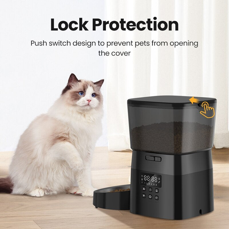 Lisslune | Automatic Dog Timed Food Feeder Dispenser