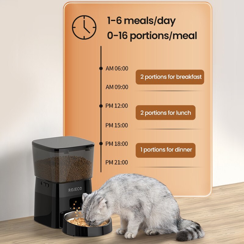 Lisslune | Automatic Dog Timed Food Feeder Dispenser