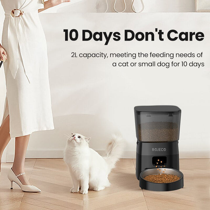 Lisslune | Automatic Dog Timed Food Feeder Dispenser
